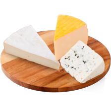 Voordeelpunt brie, viking blue of Saint Paulin